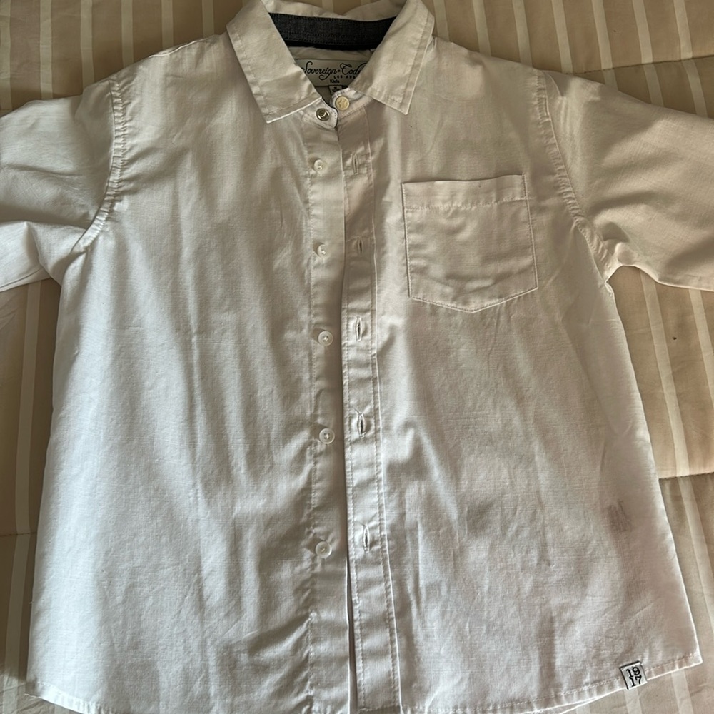 Button down white long sleeve